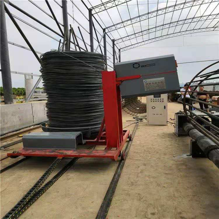 昌瑞数控双筋缠绕成型机液压简易钢筋缠绕机供应