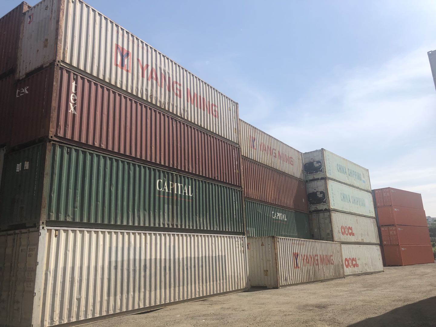 二手集装箱出售 6米12米二手集装箱货柜 soc海运自备箱