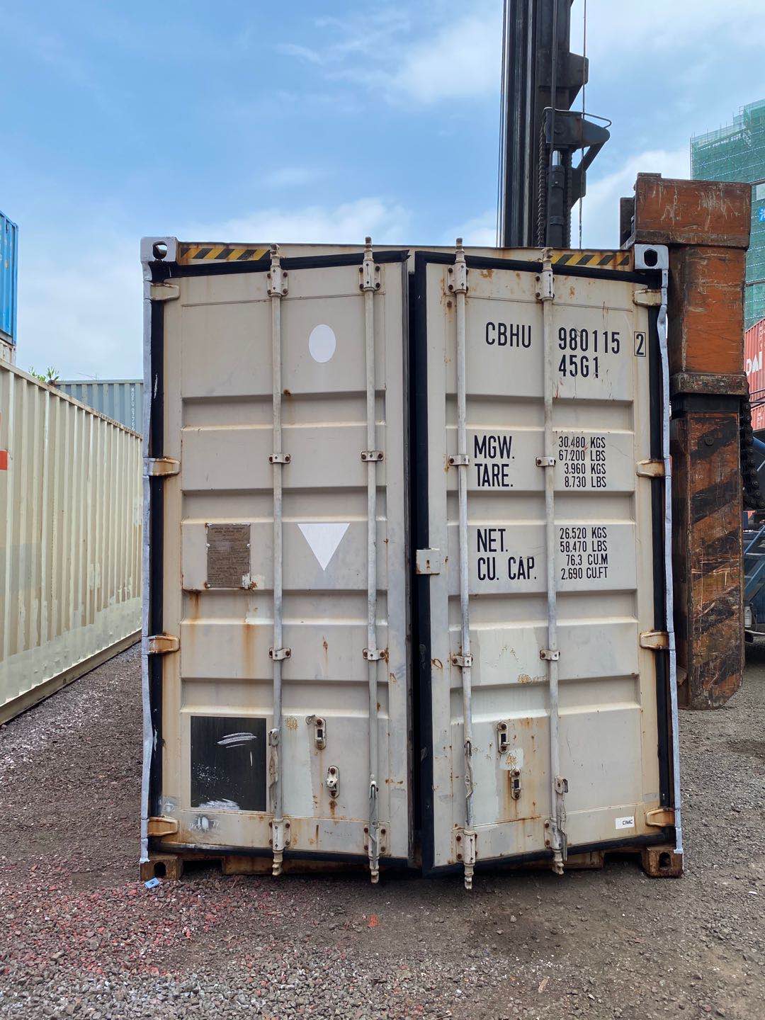 二手集装箱6米12米旧集装箱二手货柜堆场现货供应价格便宜