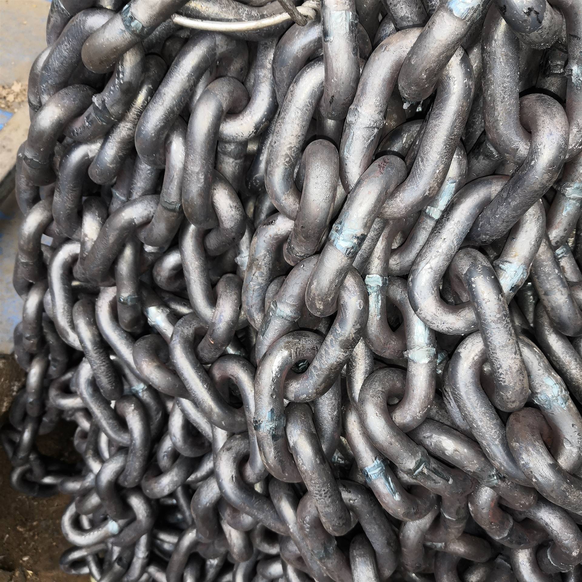 传递扭矩大c级矿用链条耐高温渔网链