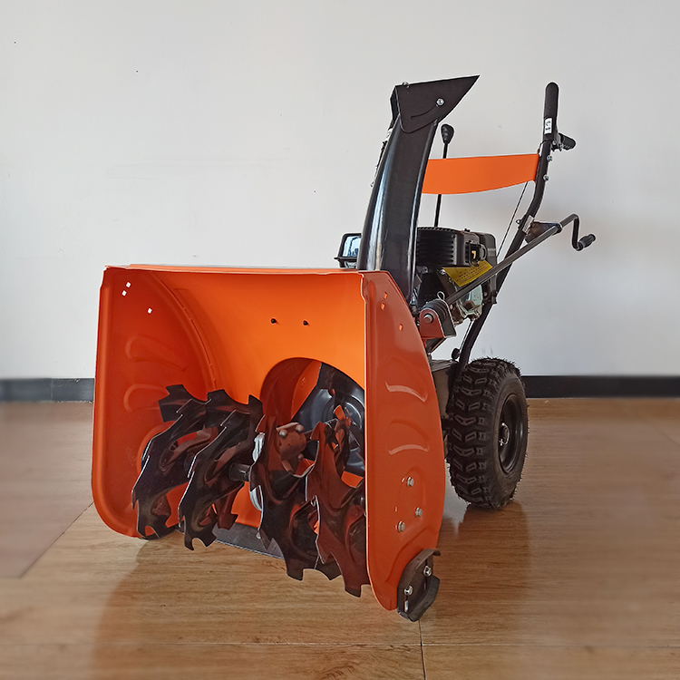 560型雪地专用清雪机 手扶式小型家用清雪机
