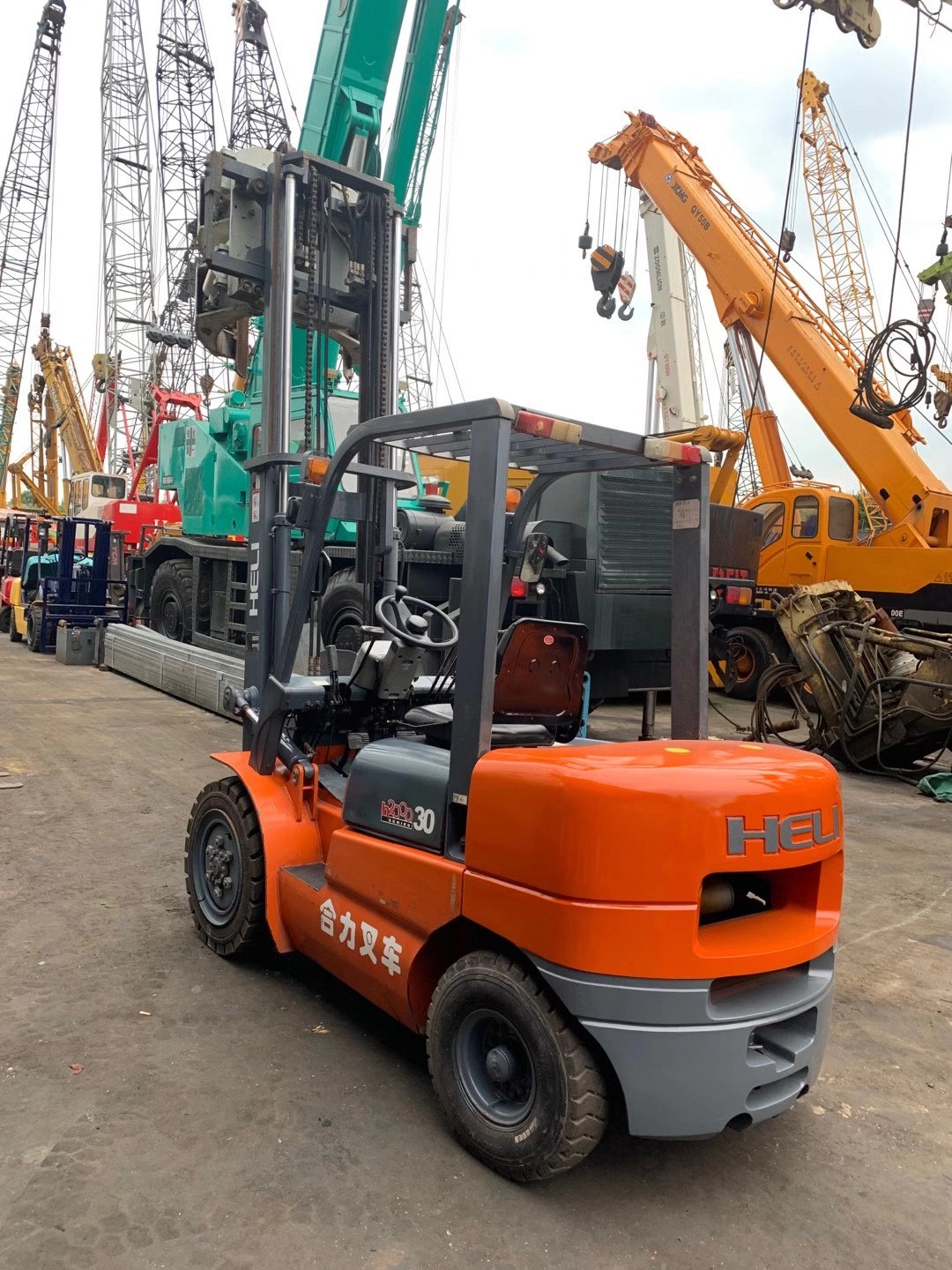 厂家叉车二手长富机械卡斯卡特抱车二手3吨抱夹叉车