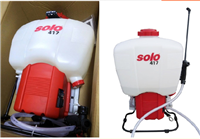 德国索逻solo417电动喷雾器 充电式打药机农业高压喷雾机