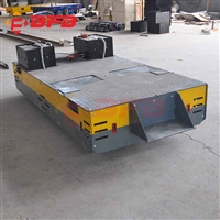 蓄电池供电型无轨电动平车_BWP-66T重型物料搬运胶轮无轨平板车