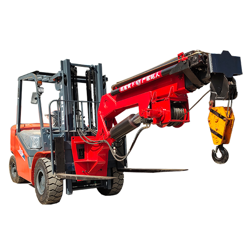 叉车飞臂吊5吨叉车吊叉车安装伸缩吊臂一车两用叉吊一体机厂家