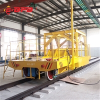 定制15吨车间运输设备 KPC滑触线供电型轨道电动平板车
