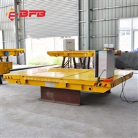 工厂运输搬运轨道车 电动轨道平板车 重型钢材运输电动平板车