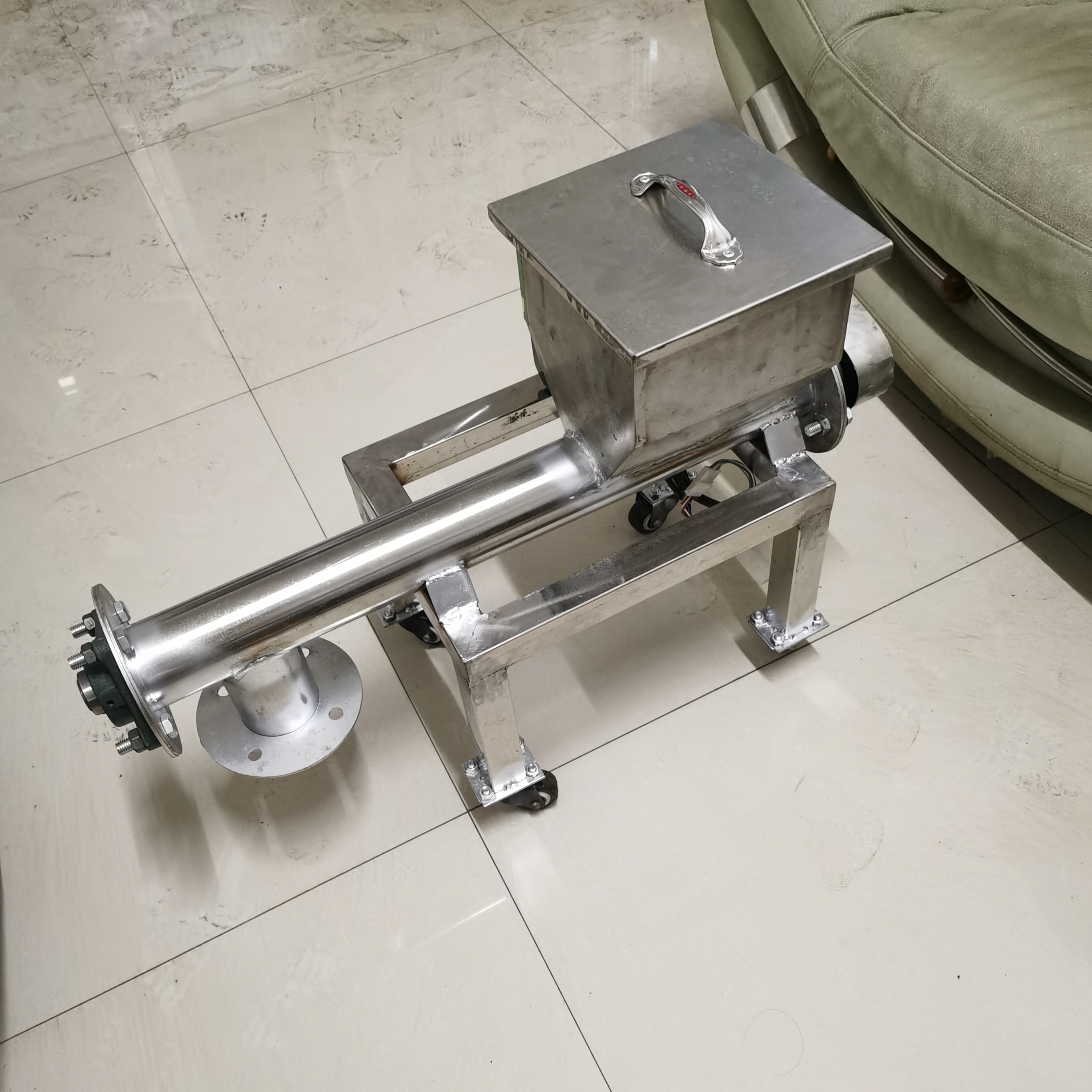 麦芽糊精螺旋加料机facai植脂末不锈钢螺旋喂料机