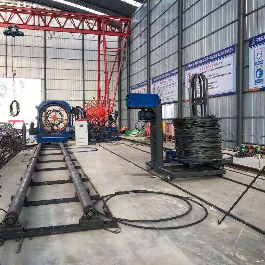 钢筋笼绕筋机 钢筋笼成型机 钢筋滚笼机 厂家供应 铁汉机械