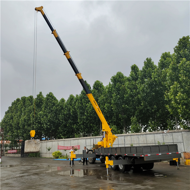 建房自用拖拉机随车吊牵引一体拖拉机平板吊车畅金机械