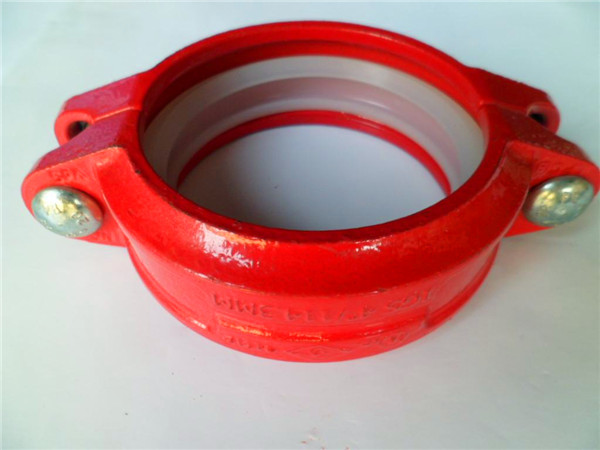 厂家直销 沟槽管件卡箍 钢卡沟槽卡箍消防管件 沟槽式连接件