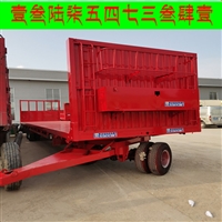 都昌县液压式支撑腿平板拖车 自卸式平板拖车 棚式平板拖车价格