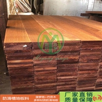 菠萝格双面板 防滑槽地板料 印尼菠萝格A板 室内外装修地板