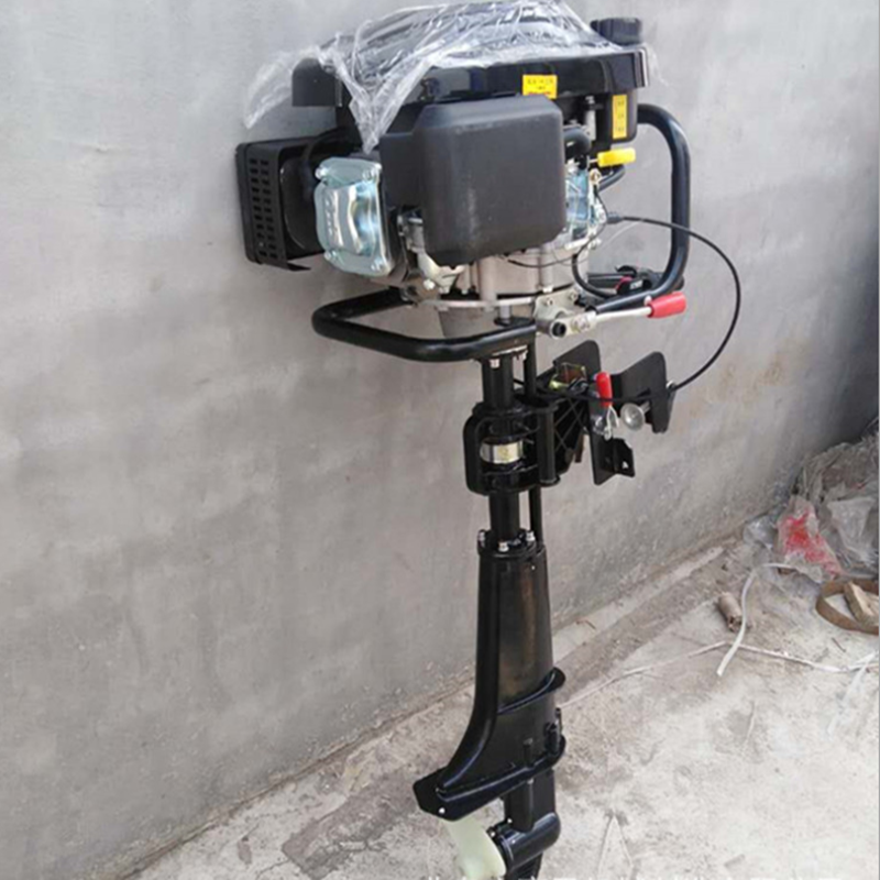 立式船用汽油挂桨机 木筏船用水下挂浆机 多档位燃油舷外机