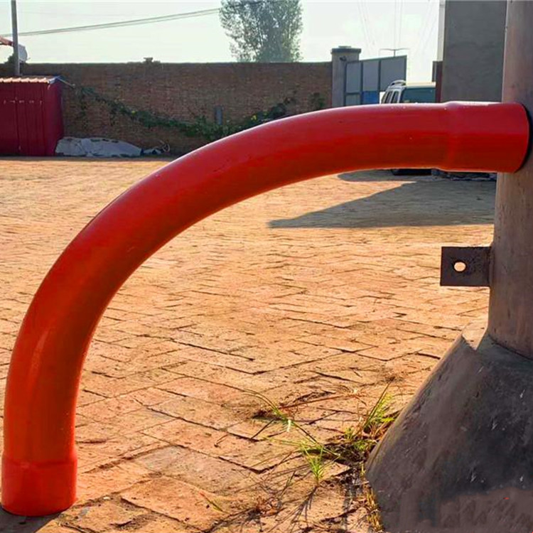 润星 pe电力护套管 pe穿线管45度大弧弯 河北月牙弯塑料弯头 值得推荐