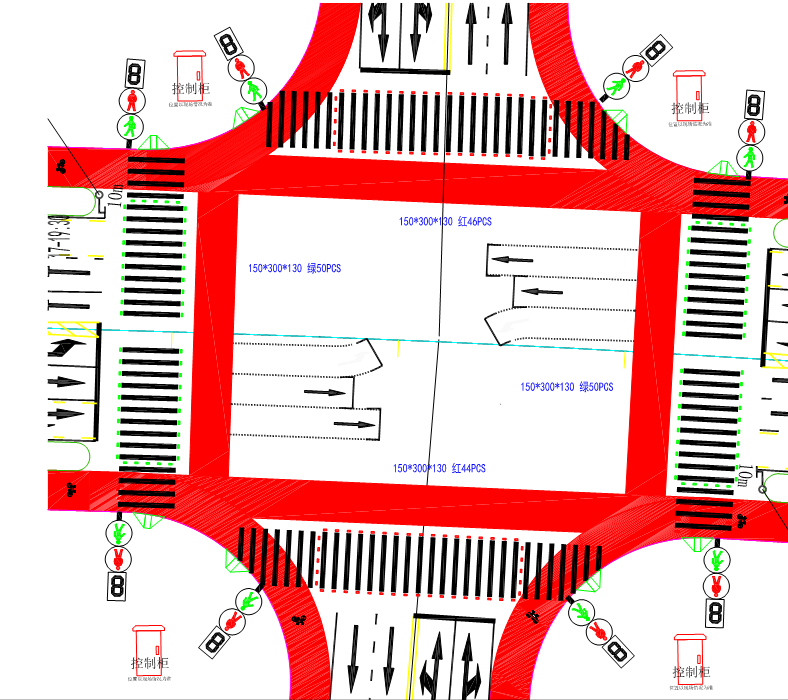 福建厦门智慧发光斑马线***施工方案 智控城市