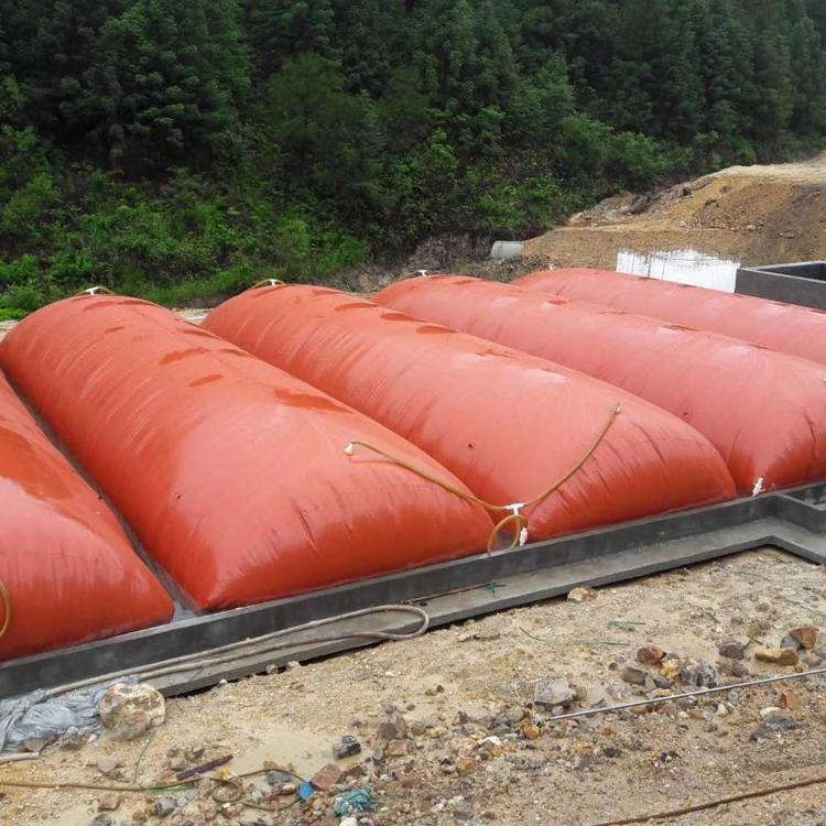 养猪场软体沼气池尺寸大小沼气池封罩使用工艺