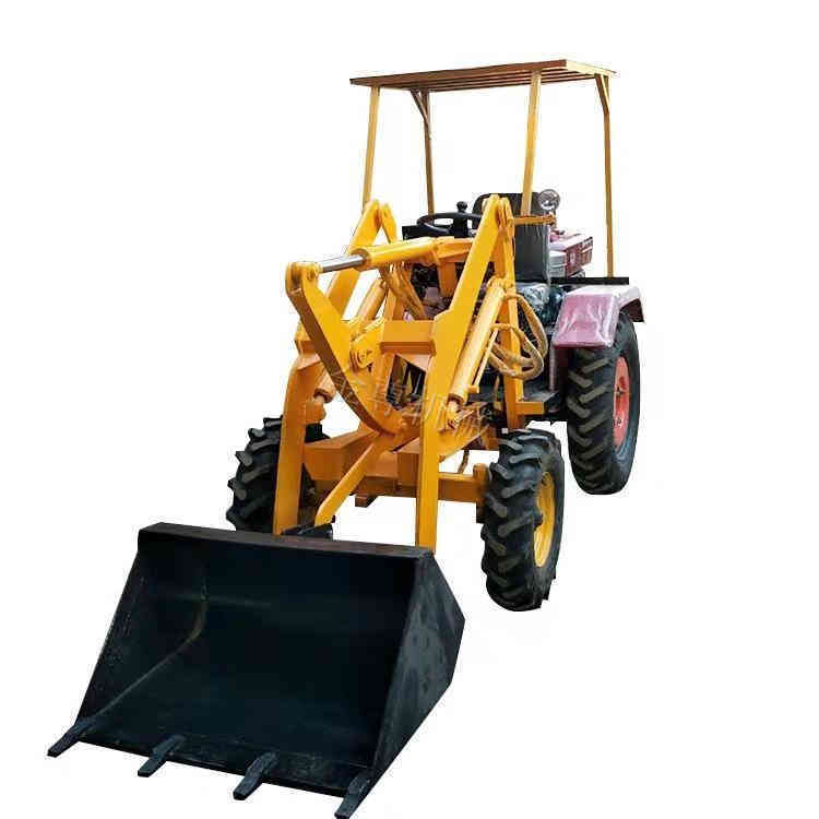 小型坐驾式装载机物流车间上卸料小铲车农用旋耕机