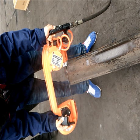 工字钢切割锯 切割角钢气动锯 矿用气动切割锯