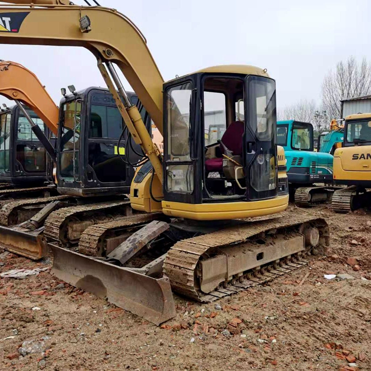 进口二手小挖机卡特308c小型农用二手挖沟机包运输
