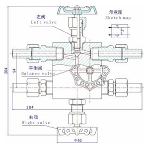 五阀组示意图图片