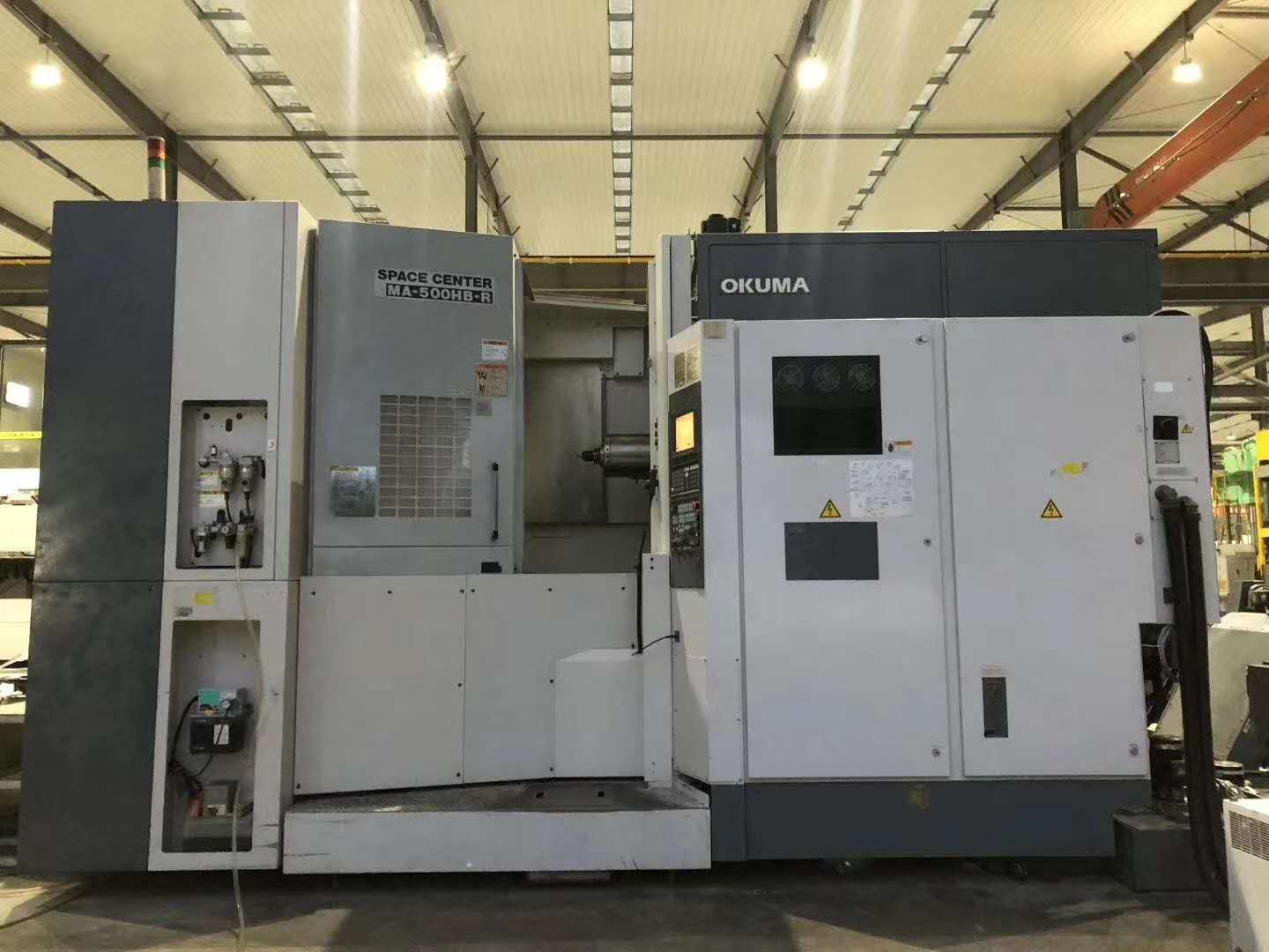 文安县华曜机床购销部 产品中心 >急售二手日本大隈ma-500hb-r卧式