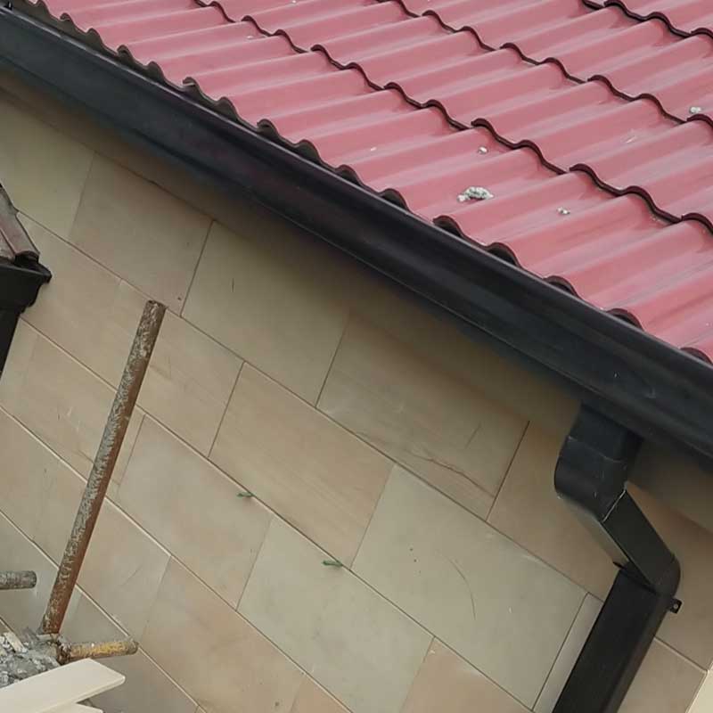 社区改造金属檐槽,社区改造成品檐槽批发价