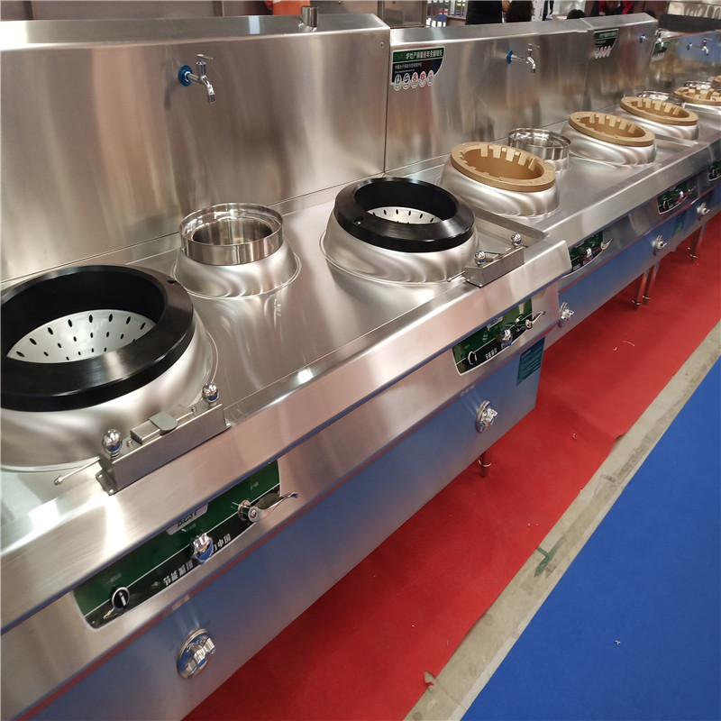 酒店食堂天然气煤气灶双炒燃气灶济南商用燃气灶厂家直发