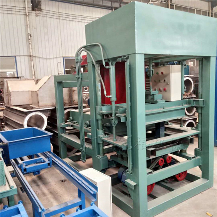 冠福小型彩砖机海绵城市透水砖机人行步道透水砖机设备