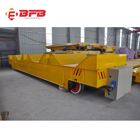 定制大型低压轨道供电型 平板运输车 KPDS-140T轨道电平车