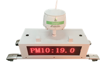 道路施工环境走航式TSP在线监测仪车载LED屏幕显示实时数据