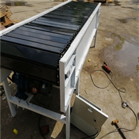  铁板式重型输送机  铸铁件输送机LJ1 平稳链板输送机