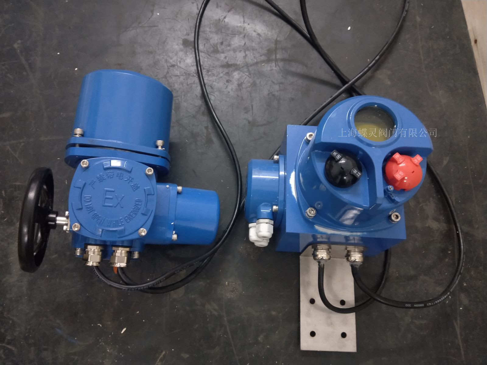 苏州电厂专用dqw20-1tb/3f分体式调节防爆电动装置 ac220v电压