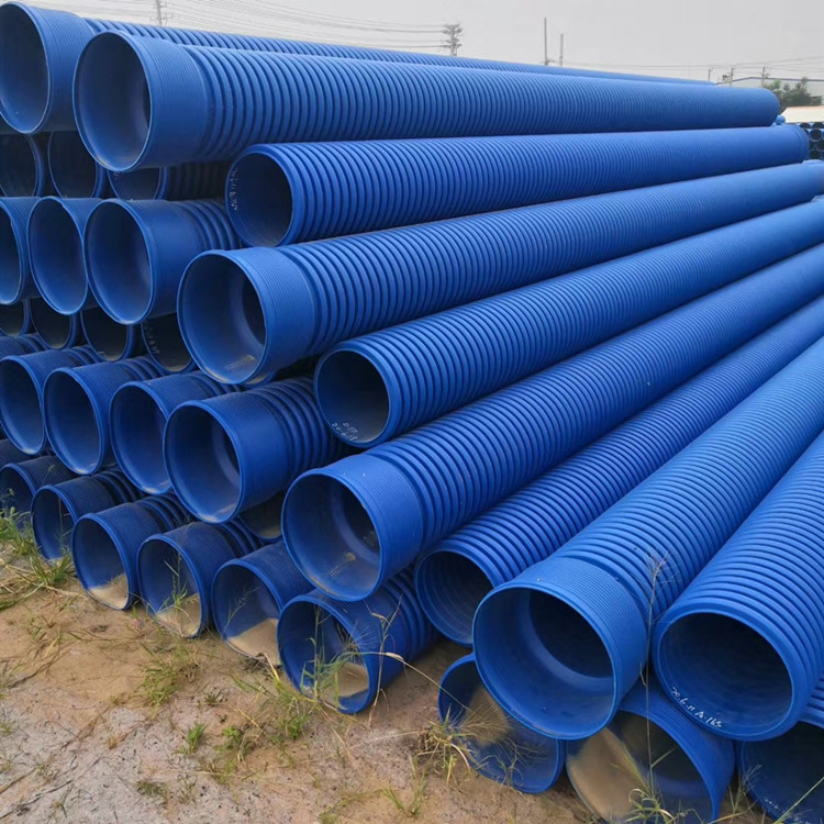 mpve双壁波纹管 聚氯乙烯共混双壁波纹管 新型排水管