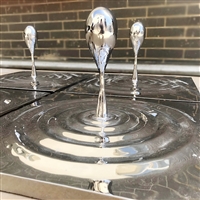 不锈钢水滴涟漪雕塑 水滴波纹不锈钢雕塑