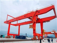 广西百色龙门吊出租厂家40吨码头集装箱龙门吊参数