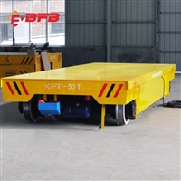 轨道平板车厂家 销售KPT-63T工业电缆线供电型电动轨道车