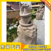 石雕动物 十二生肖价格 成套十二生肖石像 传统吉祥动物石雕