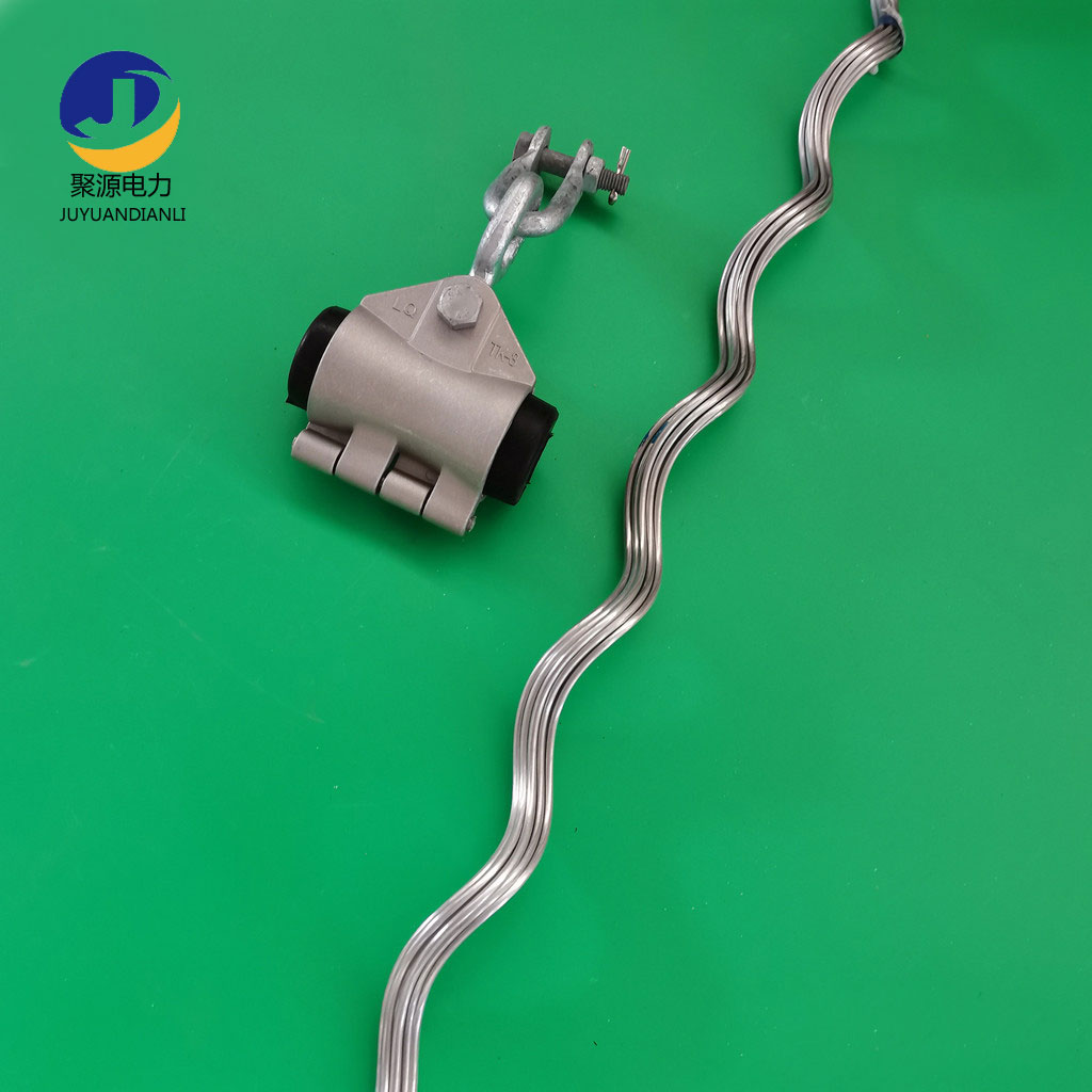 opgw光缆悬垂金具组装线夹 线路架空挂线光纤串