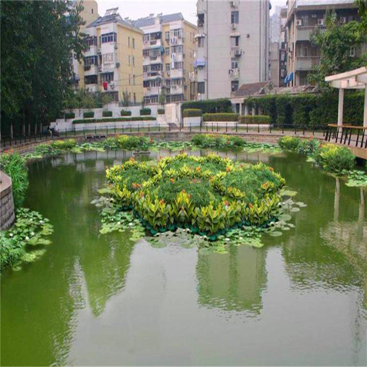 水上浮岛水上绿化 水上湿地