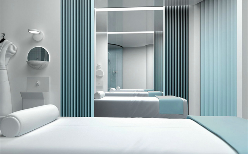 华强北抗衰中心设计皮肤管理装修光电美容设计公司