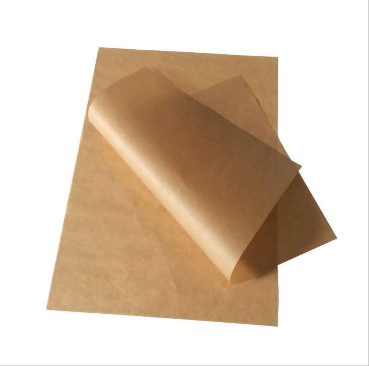 本色烘焙硅油纸 烤箱纸棕色烘焙油纸棕色