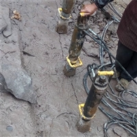 劈裂棒 岩石劈裂机 大型劈裂机图片 大型强力岩石劈裂机