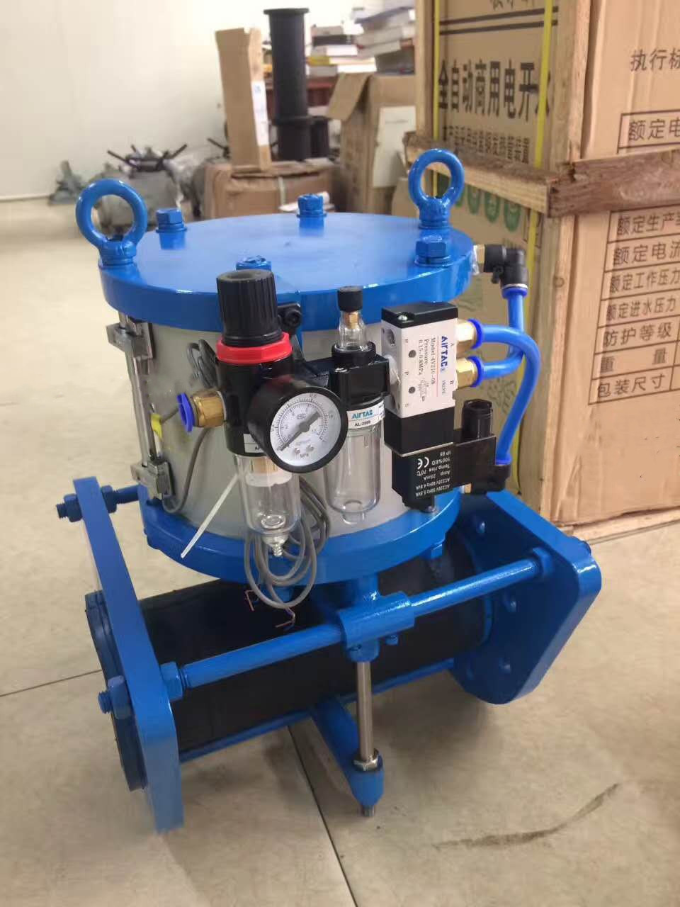 手动奥衬法兰管夹阀gj41x610铸铁支架开放式胶管阀耐磨胶管阀