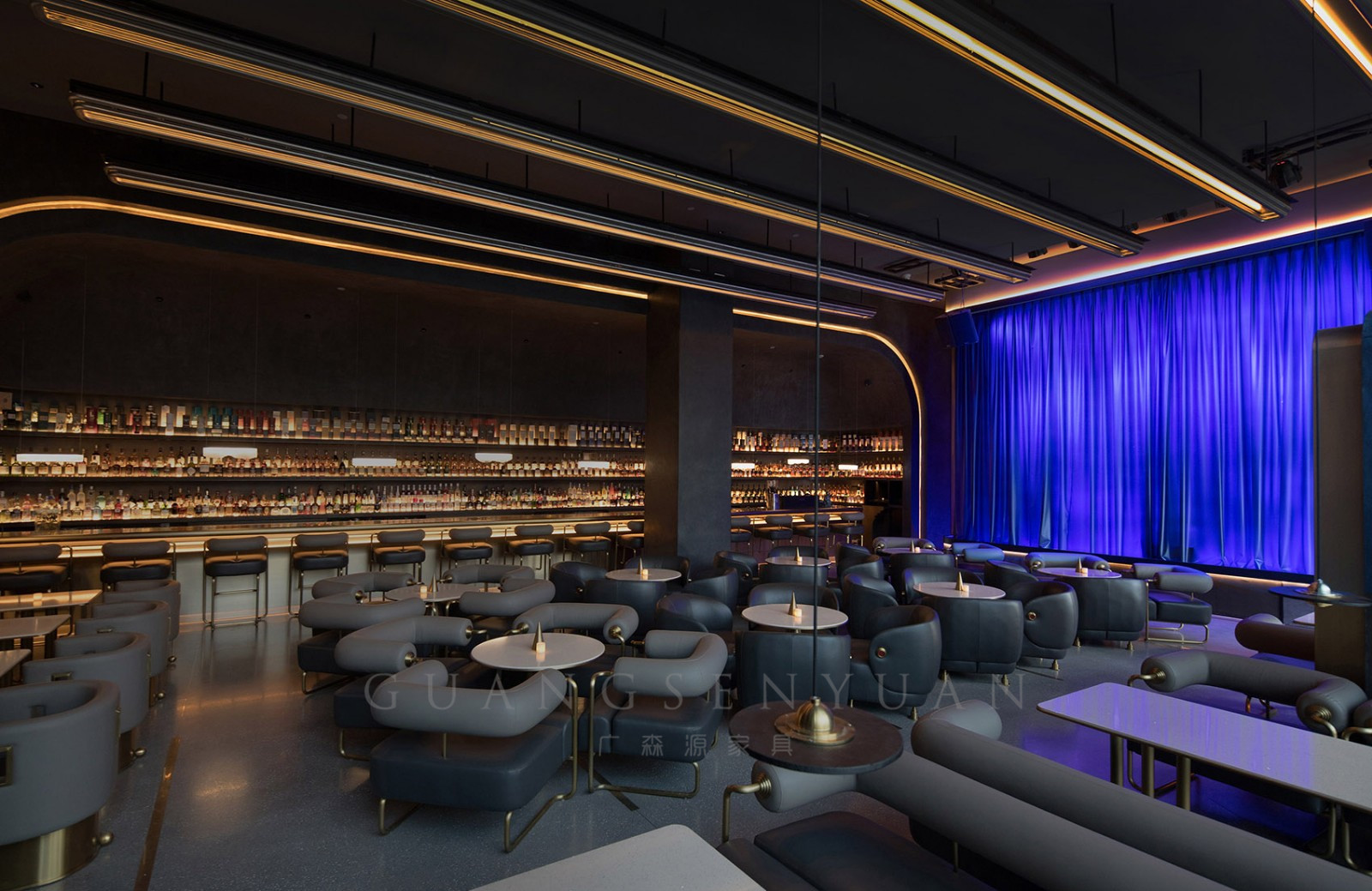 定做ktv包厢u型沙发会所音乐酒吧清吧转角l型沙发卡座茶几