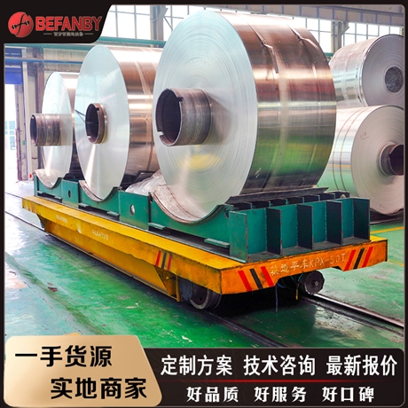 大型木材加工转运电瓶平板车 广西厂家定制 重型轨道平车