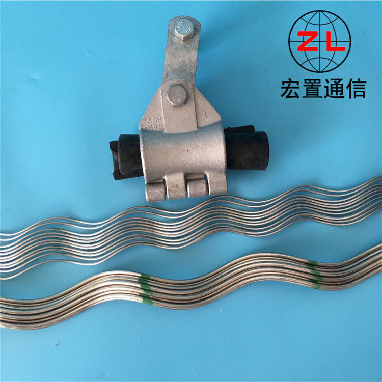 赣州ADSS光缆用小档距悬垂金具 预绞丝单联悬垂线夹 悬挂头线夹