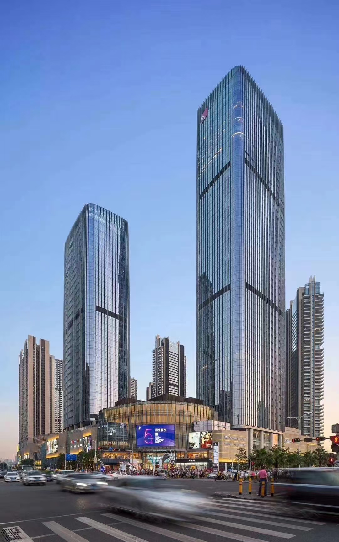 深圳 高层看海景 写字楼写字楼出租 壹方中心 地铁口物业 户型方