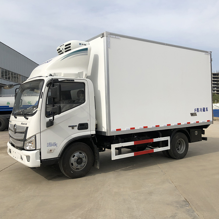 福田4.2米冷藏车价格运输鱼虾的鲜活产品冷藏车