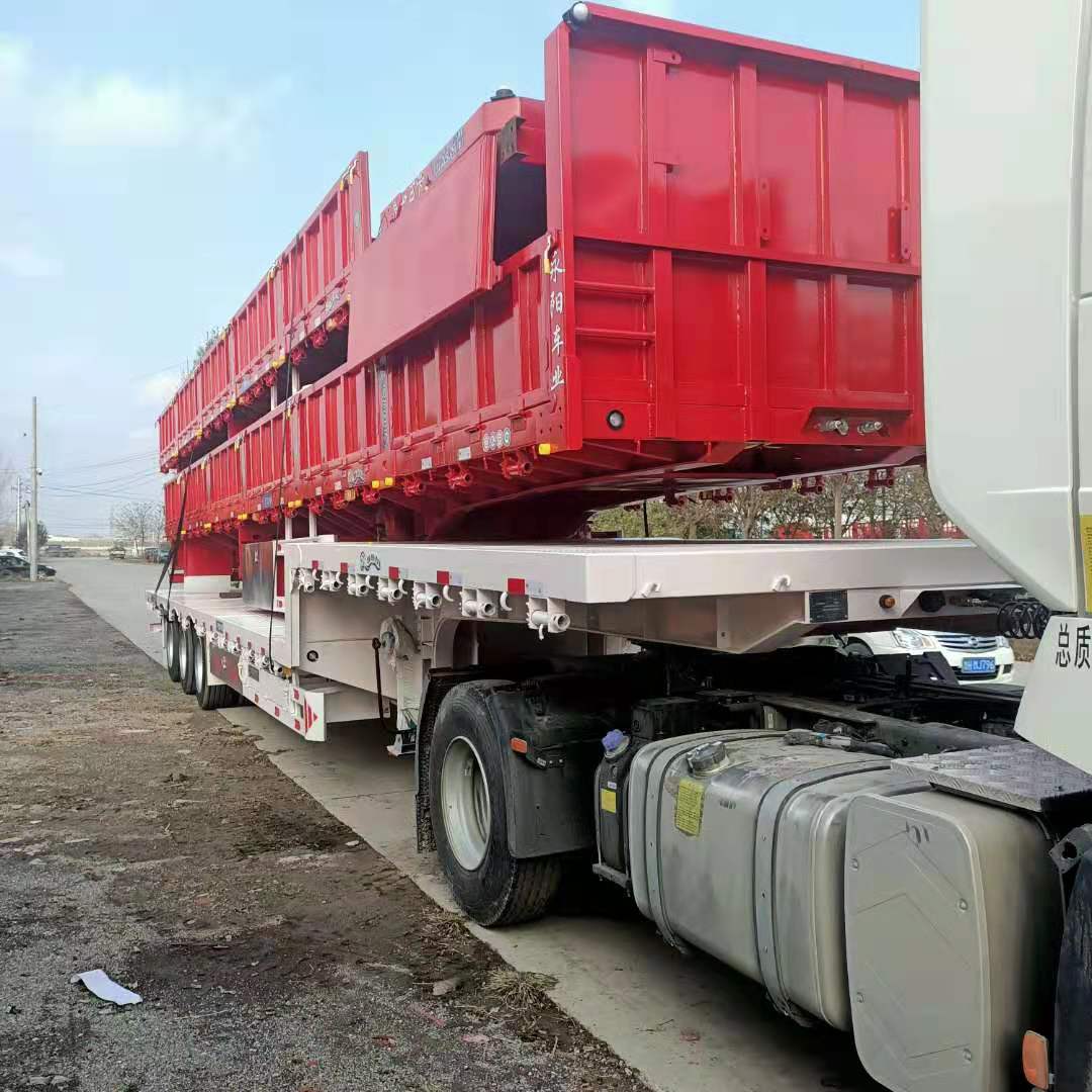 现货后翻半挂车立翻自卸半挂车手续齐全